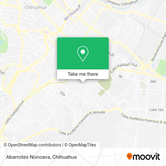 Mapa de Abarrotes Nonoava