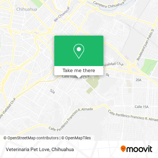 Veterinaria Pet Love map