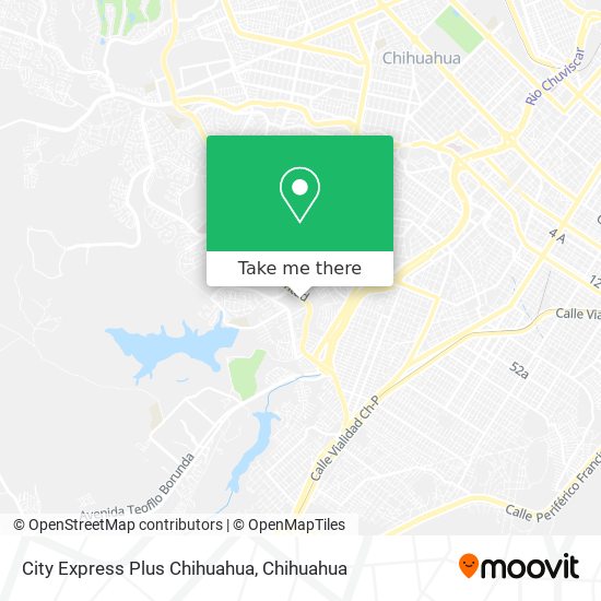 City Express Plus Chihuahua map