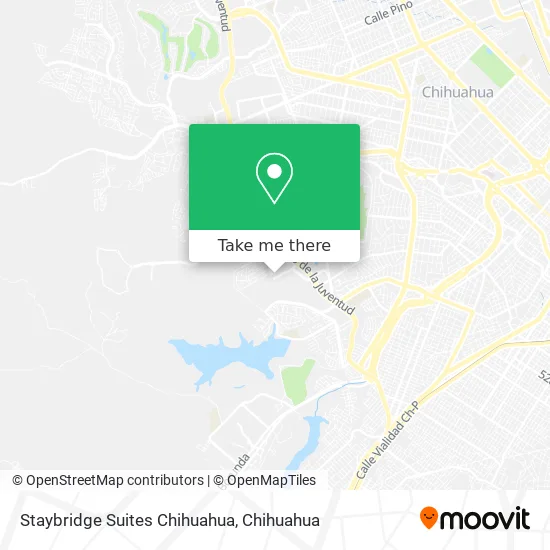 Staybridge Suites Chihuahua map