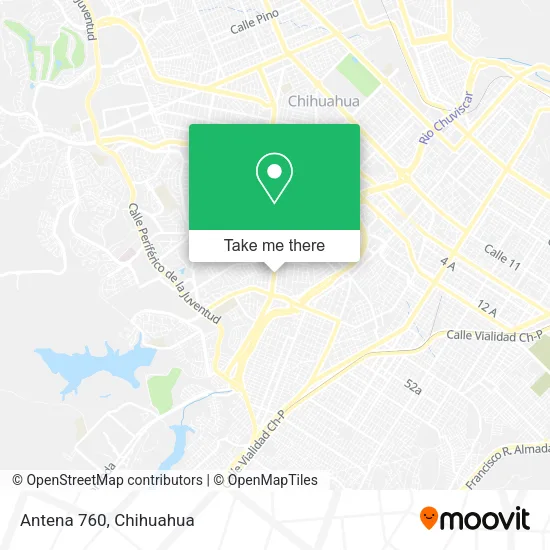 Antena 760 map