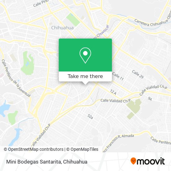 Mini Bodegas Santarita map
