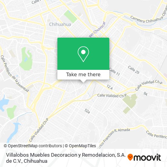 Mapa de Villalobos Muebles Decoracion y Remodelacion, S.A. de C.V.