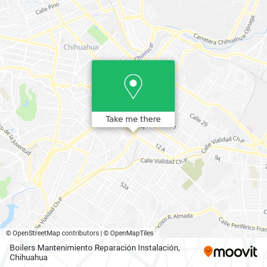 Boilers Mantenimiento Reparación Instalación map