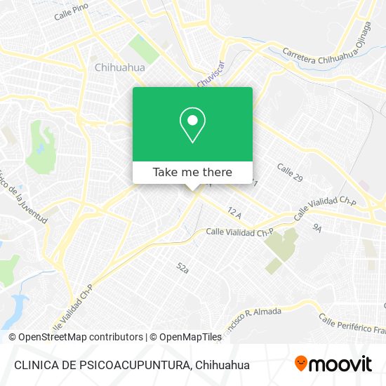 Mapa de CLINICA DE PSICOACUPUNTURA