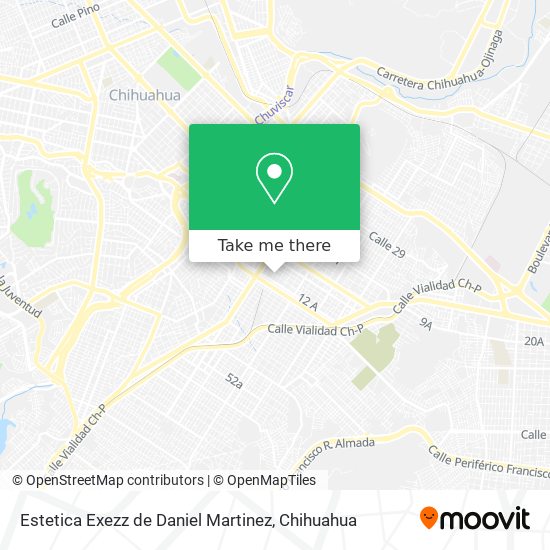 Mapa de Estetica Exezz de Daniel Martinez