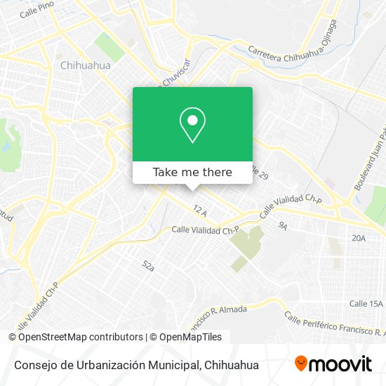 Mapa de Consejo de Urbanización Municipal
