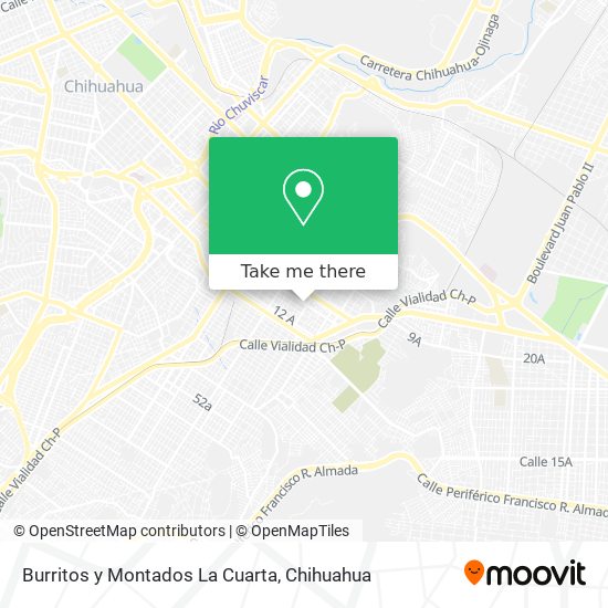 Burritos y Montados La Cuarta map