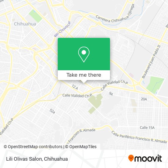Mapa de Lili Olivas Salon