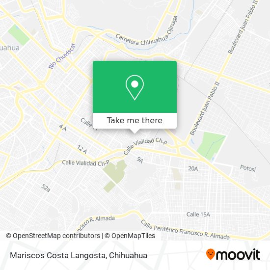 Mariscos Costa Langosta map