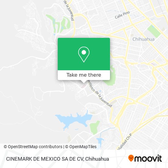 CINEMARK DE MEXICO SA DE CV map