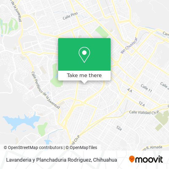 Lavanderia y Planchaduria Rodriguez map