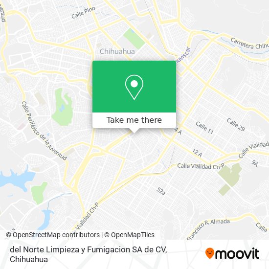del Norte Limpieza y Fumigacion SA de CV map