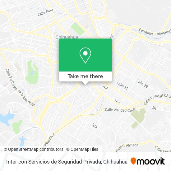 Inter con Servicios de Seguridad Privada map