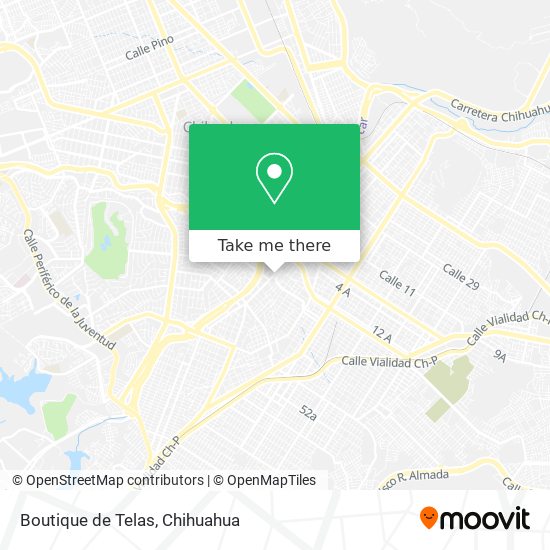 Boutique de Telas map