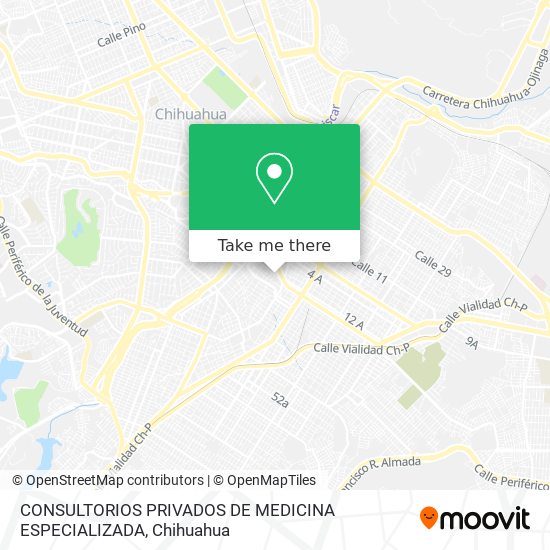 Mapa de CONSULTORIOS PRIVADOS DE MEDICINA ESPECIALIZADA