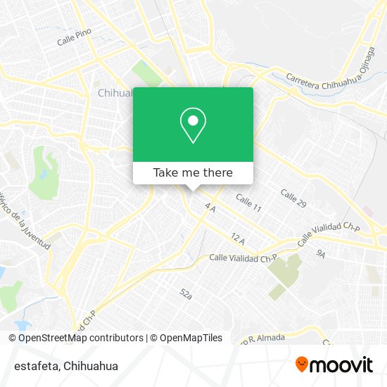 Mapa de estafeta