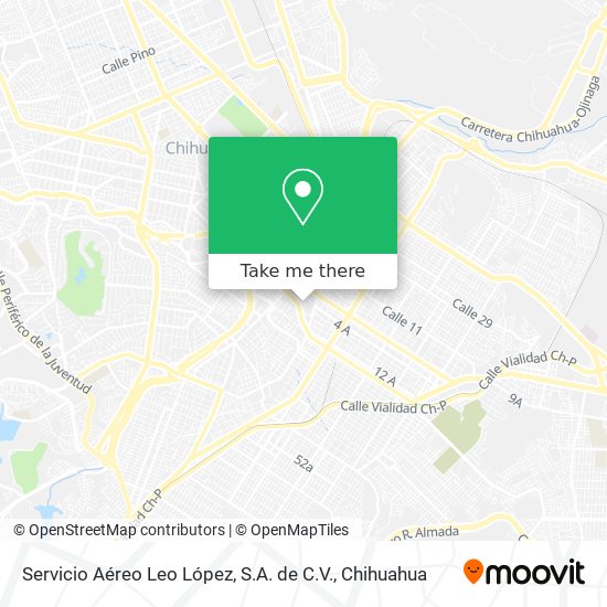 Servicio Aéreo Leo López, S.A. de C.V. map