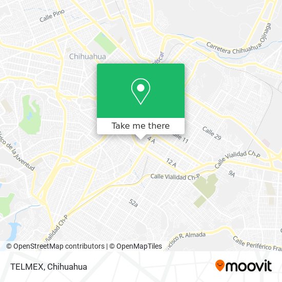 Mapa de TELMEX