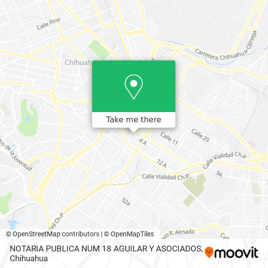 NOTARIA PUBLICA NUM 18 AGUILAR Y ASOCIADOS map