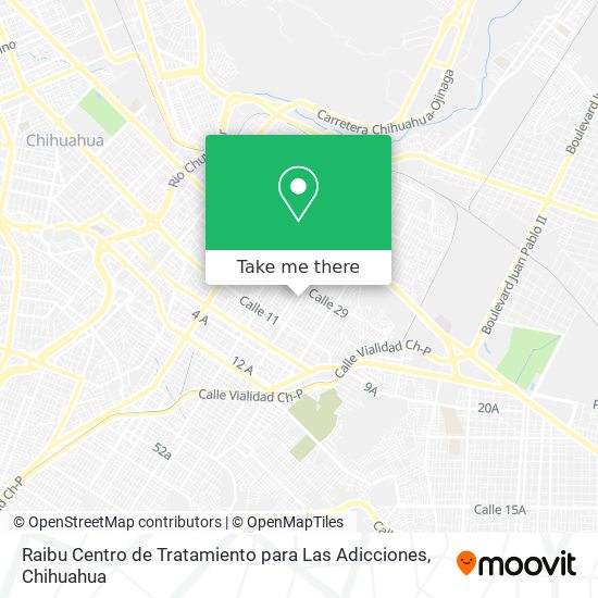 Raibu Centro de Tratamiento para Las Adicciones map
