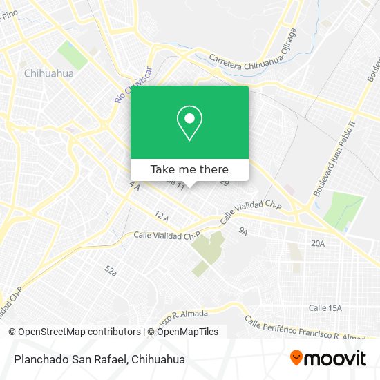 Mapa de Planchado San Rafael
