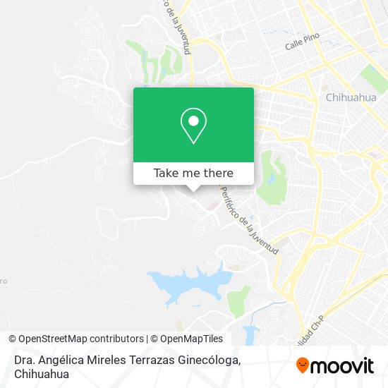 Dra. Angélica Mireles Terrazas Ginecóloga map