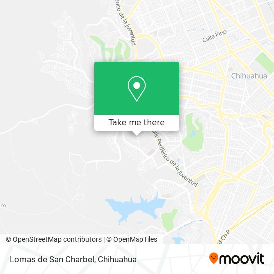 Lomas de San Charbel map