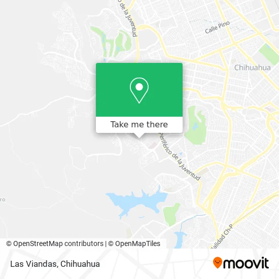 Las Viandas map