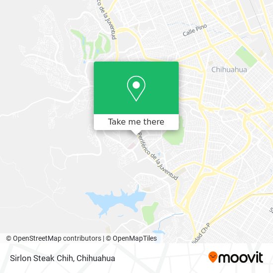 Mapa de Sirlon Steak Chih