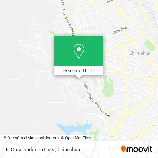 El Observador en Linea map