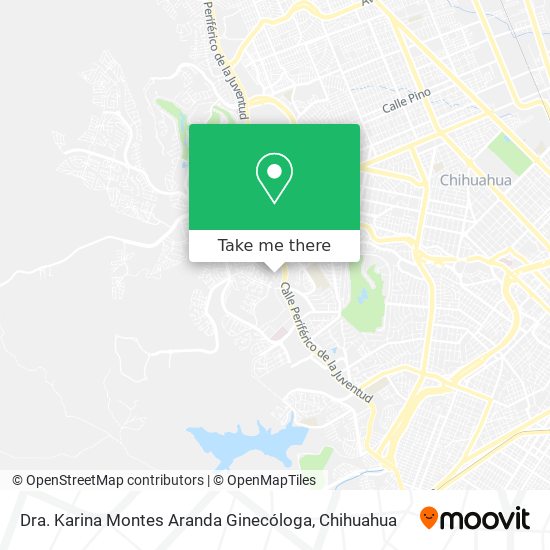 Dra. Karina Montes Aranda Ginecóloga map