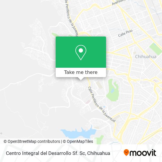 Centro Integral del Desarrollo Sf. Sc map