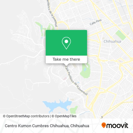 Mapa de Centro Kumon Cumbres Chihuahua