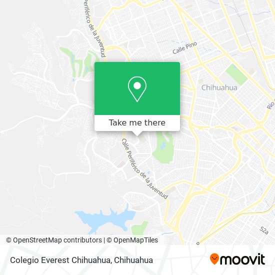 Colegio Everest Chihuahua map