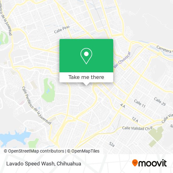 Mapa de Lavado Speed Wash