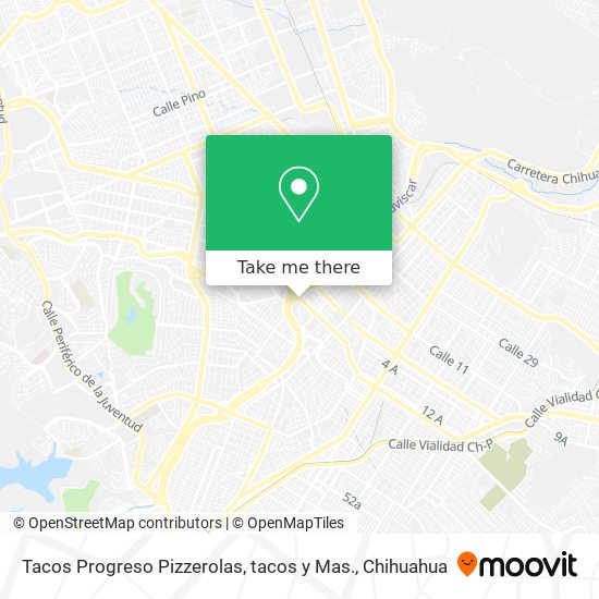 Tacos Progreso Pizzerolas, tacos y Mas. map