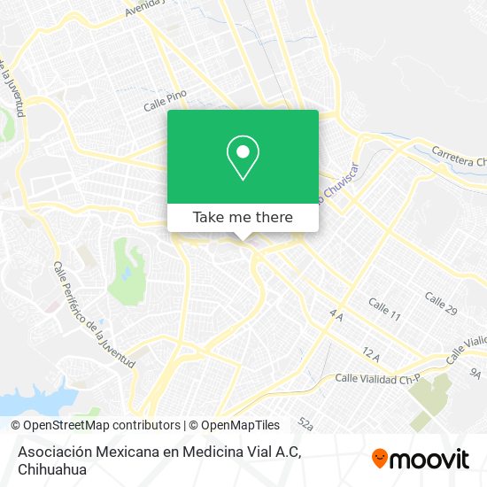 Asociación Mexicana en Medicina Vial A.C map