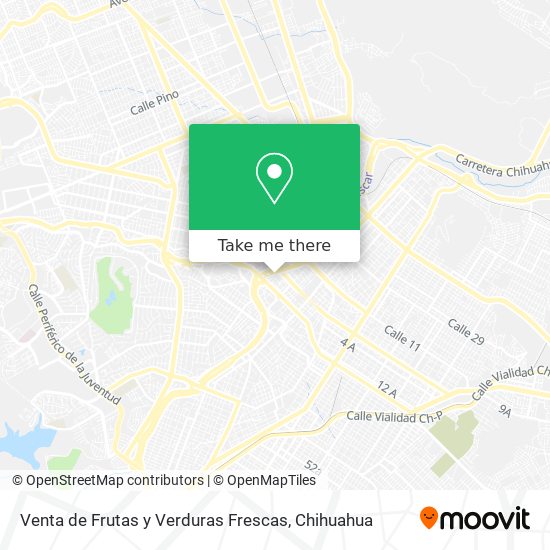 Venta de Frutas y Verduras Frescas map