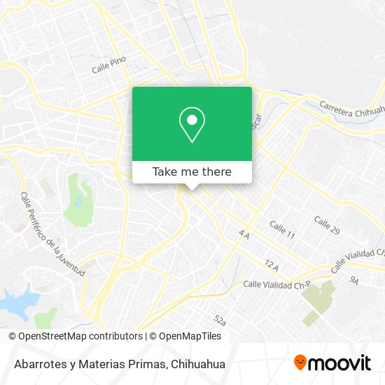 Abarrotes y Materias Primas map