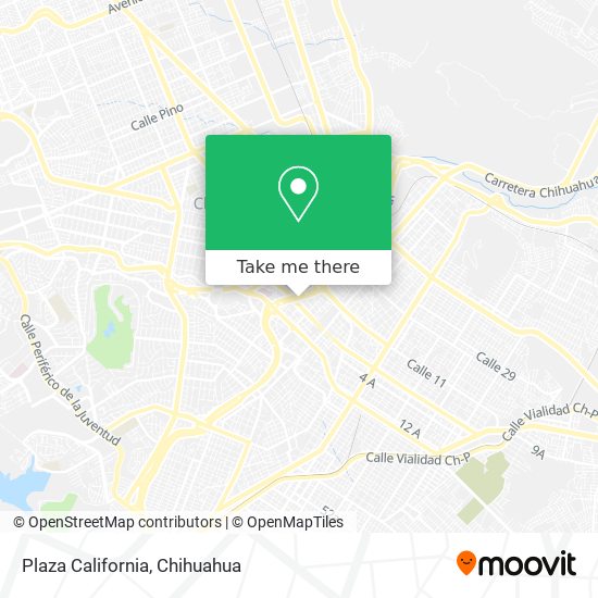 Mapa de Plaza California