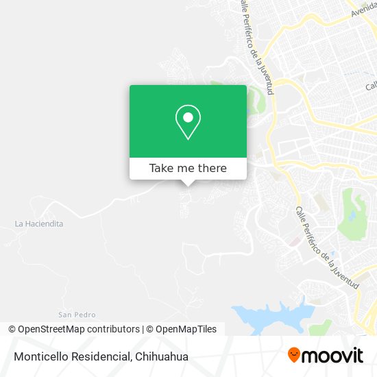 Mapa de Monticello Residencial