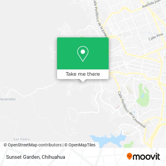 Mapa de Sunset Garden