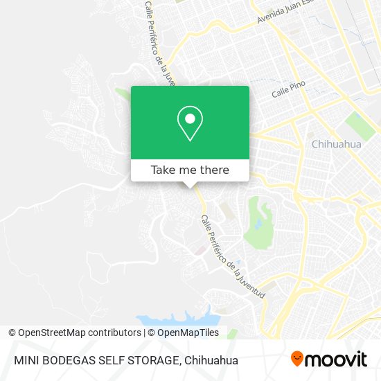 Mapa de MINI BODEGAS SELF STORAGE