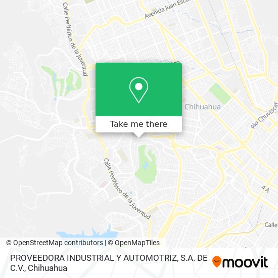 PROVEEDORA INDUSTRIAL Y AUTOMOTRIZ, S.A. DE C.V. map