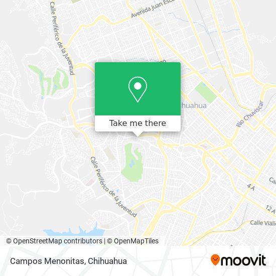 Mapa de Campos Menonitas