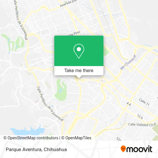 Mapa de Parque Aventura