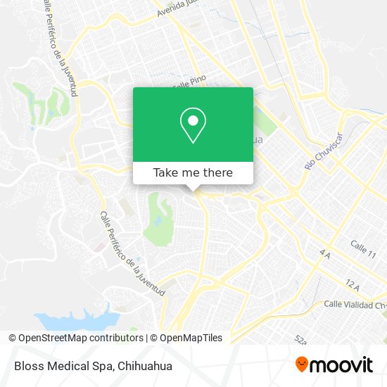 Mapa de Bloss Medical Spa