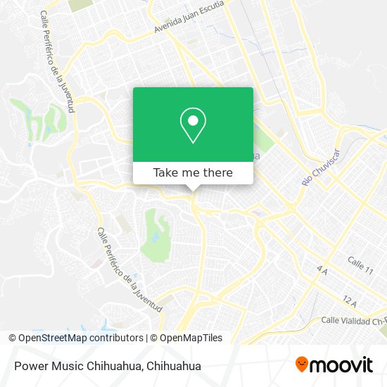 Power Music Chihuahua map