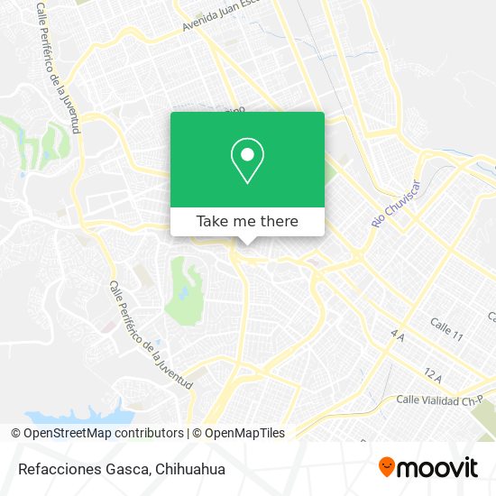 Mapa de Refacciones Gasca